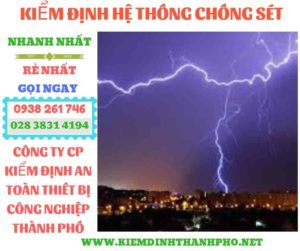 Hình ảnh kiểm định hệ thống chống sét