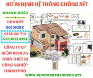 Hình ảnh kiểm định hệ thống chống sét