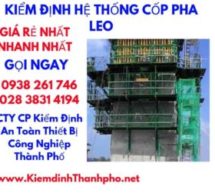 Kiểm định hệ thống cốp pha leo