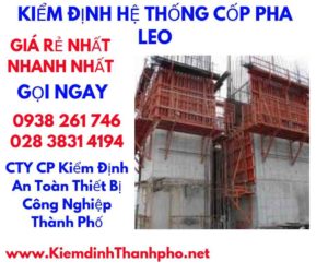 kiểm định hệ thống cốp pha leo