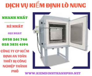 Hình ảnh kiểm định lò nung