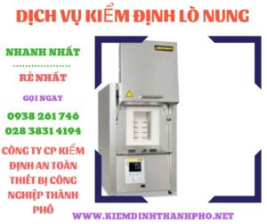 Hình ảnh kiểm định lò nung