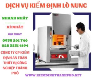 Hình ảnh kiểm định lò nung