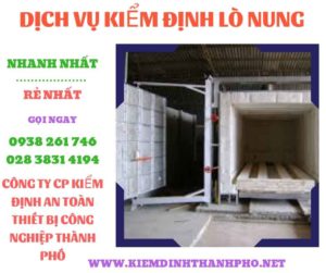 Hình ảnh kiểm định lò nung