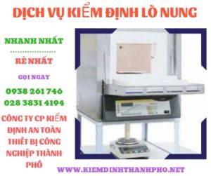 Hình ảnh kiểm định lò nung