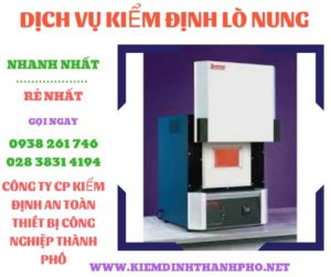 Hình ảnh kiểm định lò nung