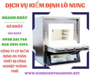 Hình ảnh kiểm định lò nung