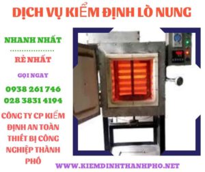 Hình ảnh kiểm định lò nung