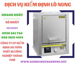 Hình ảnh kiểm định lò nung