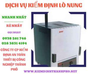 Hình ảnh kiểm định lò nung