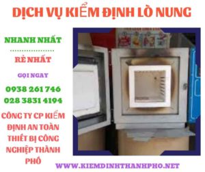 Hình ảnh kiểm định lò nung