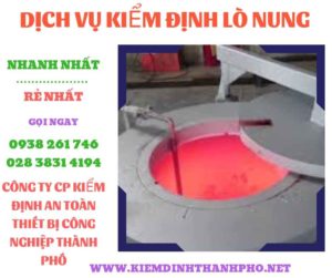 Hình ảnh kiểm định lò nung