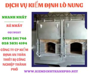 Hình ảnh kiểm định lò nung