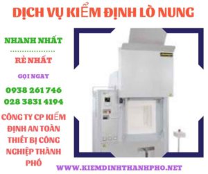 Hình ảnh kiểm định lò nung