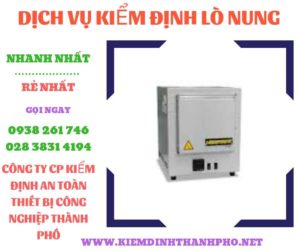 Hình ảnh kiểm định lò nung