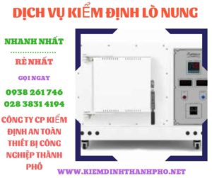 Hình ảnh kiểm định lò nung