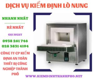 Hình ảnh kiểm định lò nung