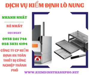 Hình ảnh kiểm định lò nung