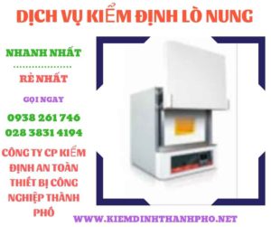 Hình ảnh kiểm định lò nung