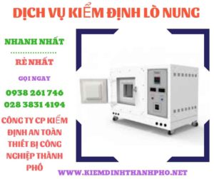 Hình ảnh kiểm định lò nung