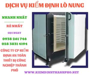 Hình ảnh kiểm định lò nung