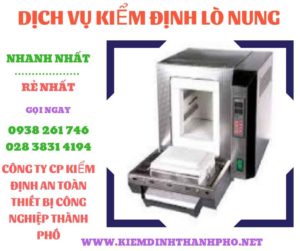 Hình ảnh kiểm định lò nung