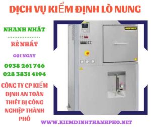 Hình ảnh kiểm định lò nung