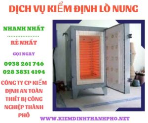 Hình ảnh kiểm định lò nung