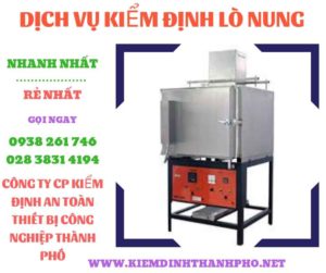 Hình ảnh kiểm định lò nung