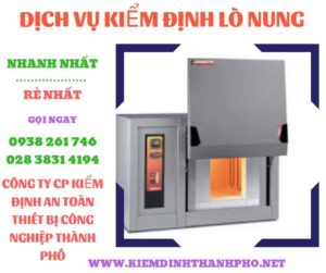 Hình ảnh kiểm định lò nung