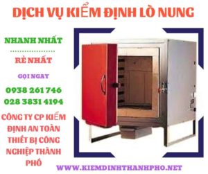 Hình ảnh kiểm định lò nung