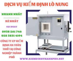 Hình ảnh kiểm định lò nung