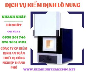 Hình ảnh kiểm định lò nung