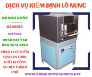 Hình ảnh kiểm định lò nung