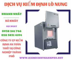 Hình ảnh kiểm định lò nung