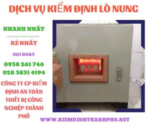 Hình ảnh kiểm định lò nung