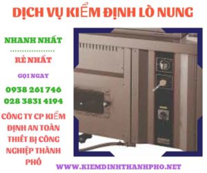 Hình ảnh kiểm định lò nung