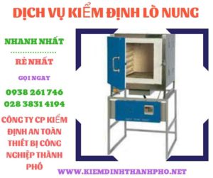 Hình ảnh kiểm định lò nung