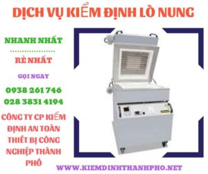 Hình ảnh kiểm định lò nung