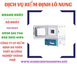 Hình ảnh kiểm định lò nung