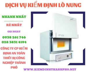 Hình ảnh kiểm định lò nung