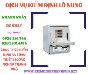 Hình ảnh kiểm định lò nung