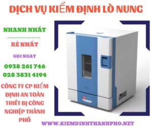 Hình ảnh kiểm định lò nung