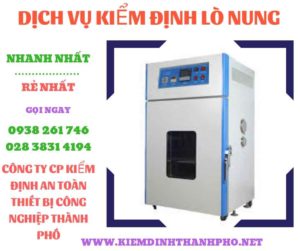 Hình ảnh kiểm định lò nung