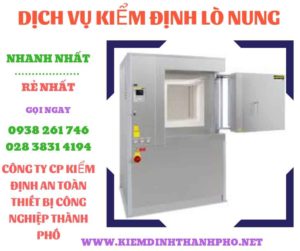 Hình ảnh kiểm định lò nung