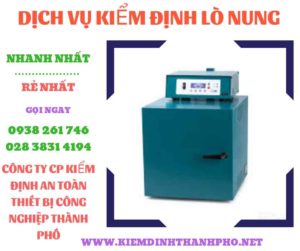 Hình ảnh kiểm định lò nung