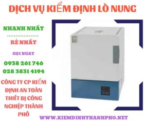 Hình ảnh kiểm định lò nung