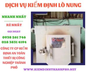 Hình ảnh kiểm định lò nung