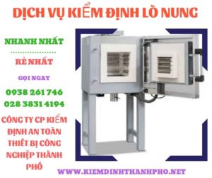 Hình ảnh kiểm định lò nung