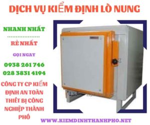 Hình ảnh kiểm định lò nung